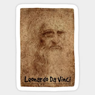 Self Portrait Leonardo Da Vinci High Renaissance Artist Sticker